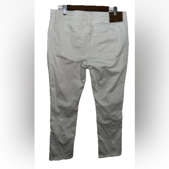 Tecovas Women's Straight Leg High Rise White Jeans Size 31X30 EUC Cowgirl Rodeo - Picture 5 of 9